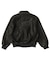 EMBOSSED LOGO PATCH DISTRESSED FAUX LEATHER JACKET