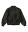 EMBOSSED LOGO PATCH DISTRESSED FAUX LEATHER JACKET