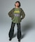 FLOCKED DENIM FLARE PANTS
