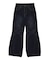 FLOCKED DENIM FLARE PANTS