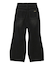 FLOCKED DENIM FLARE PANTS