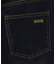 FLOCKED DENIM FLARE PANTS