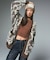 LOGO AND BUNNY JACQUARD KNIT CARDIGAN