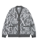LOGO AND BUNNY JACQUARD KNIT CARDIGAN