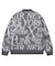 LOGO AND BUNNY JACQUARD KNIT CARDIGAN