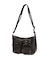 MULTI POCKET FADED FAUX LEATHER BAG
