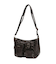 MULTI POCKET FADED FAUX LEATHER BAG
