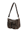 MULTI POCKET FADED FAUX LEATHER BAG