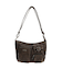 MULTI POCKET FADED FAUX LEATHER BAG