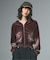 FADED VELOUR COMPACT ZIP UP HOODIE