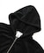 FADED VELOUR COMPACT ZIP UP HOODIE