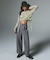 WAIST ADJUSTABLE WIDE TUCK PANTS