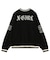 NUMBERING JACQUARD KNIT TOP