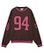 NUMBERING JACQUARD KNIT TOP