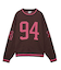 NUMBERING JACQUARD KNIT TOP