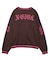 NUMBERING JACQUARD KNIT TOP