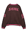 NUMBERING JACQUARD KNIT TOP