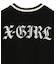 NUMBERING JACQUARD KNIT TOP