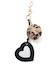 MIRROR AND LOGO KEY CHARM