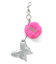MIRROR AND LOGO KEY CHARM