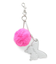 MIRROR AND LOGO KEY CHARM