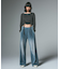 FADED DRAWSTRING L/S TOP