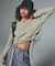 FADED DRAWSTRING L/S TOP