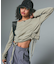 FADED DRAWSTRING L/S TOP