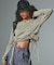 FADED DRAWSTRING L/S TOP
