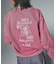 MIX LOGO & FACE FADED CREWNECK SWEAT TOP