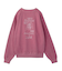 MIX LOGO & FACE FADED CREWNECK SWEAT TOP