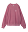 MIX LOGO & FACE FADED CREWNECK SWEAT TOP