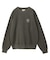 MIX LOGO & FACE FADED CREWNECK SWEAT TOP