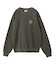 MIX LOGO & FACE FADED CREWNECK SWEAT TOP