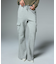 CARGO POCKET FLARE SWEAT PANTS