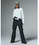 CARGO POCKET FLARE SWEAT PANTS