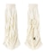 GATHERED LACE UP LEG WARMER