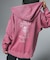 MIX LOGO & FACE FADED ZIP UP SWEAT HOODIE