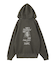 MIX LOGO & FACE FADED ZIP UP SWEAT HOODIE