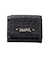 MILLS LOGO FAUX CROCO MINI WALLET