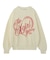 HEART SPRAY LOGO KNIT TOP