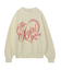 HEART SPRAY LOGO KNIT TOP