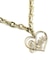 HEART SCRIPT LOGO CHAIN NECKLACE
