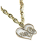 HEART SCRIPT LOGO CHAIN NECKLACE