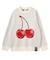 CHERRY JACQUARD KNIT TOP
