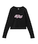 RHINESTONE AND GLITTER LOGO L/S BABY TEE