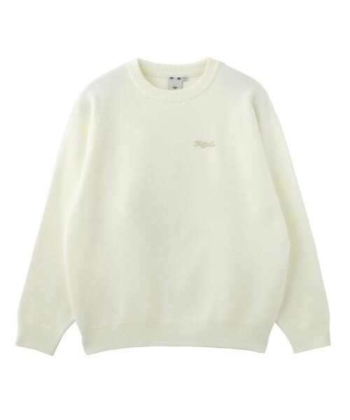 FACE EMBROIDERY KNIT TOP｜エックスガールの通販｜&mall（アンド