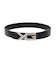 XG EMBLEM BUCKLE FAUX LEATHER BELT