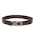 XG EMBLEM BUCKLE FAUX LEATHER BELT