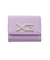 XG EMBLEM BUCKLE FAUX LEATHER MINI WALLET